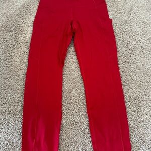 lululemon athletica Red Leggings